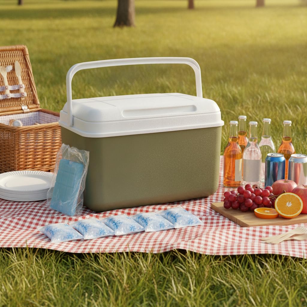 Glacière Isotherme Camping | Maintient 3-5h chaud, fabriquée en PP, PE, , idéale pique-niques, , 12 froid, Pour les aliments, Pour le sport