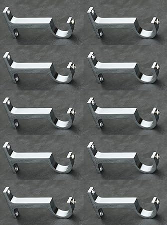 WSK Best Range Collection Curtain Bracket Support 10 Pcs Door and Window Fitting Hardware S118-005