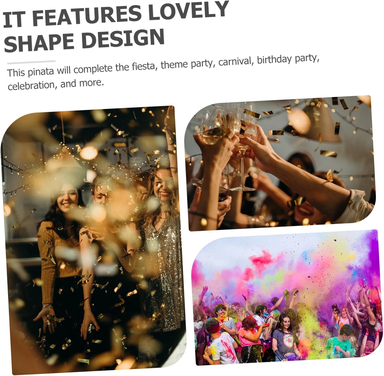 Football Birthday Party Paper Sugar Filled Toy with Football Garland for Kids Sports Celebration