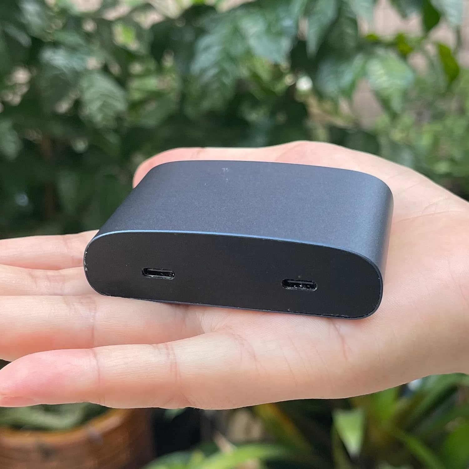 𝐒𝐥𝐢𝐦𝐐 USB Extender, 4 Ports Max 100W 2 USB C Ports, Max 30W 2 USB A Ports Adapter Splitter Laptop Docking Station Type C Port Hub Multiport Adapter Dock DC Power Charger