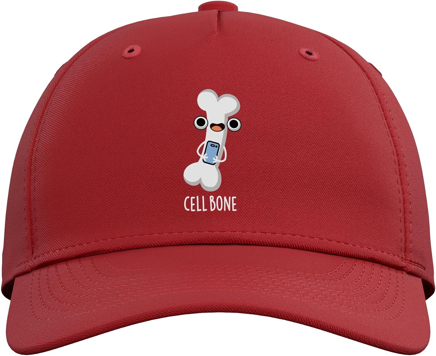 Cell Bone Funny Cellphone Pun Adjustable Baseball Hat image 2