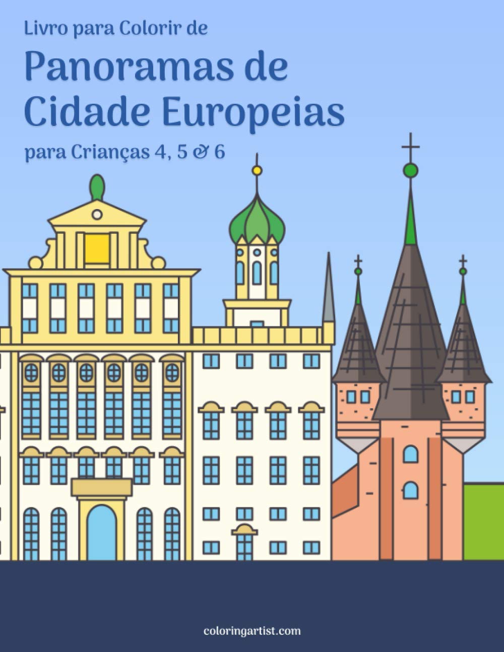 Livre coloriage enfant 4 5 6 ans contre les écrans avec dessins Europe