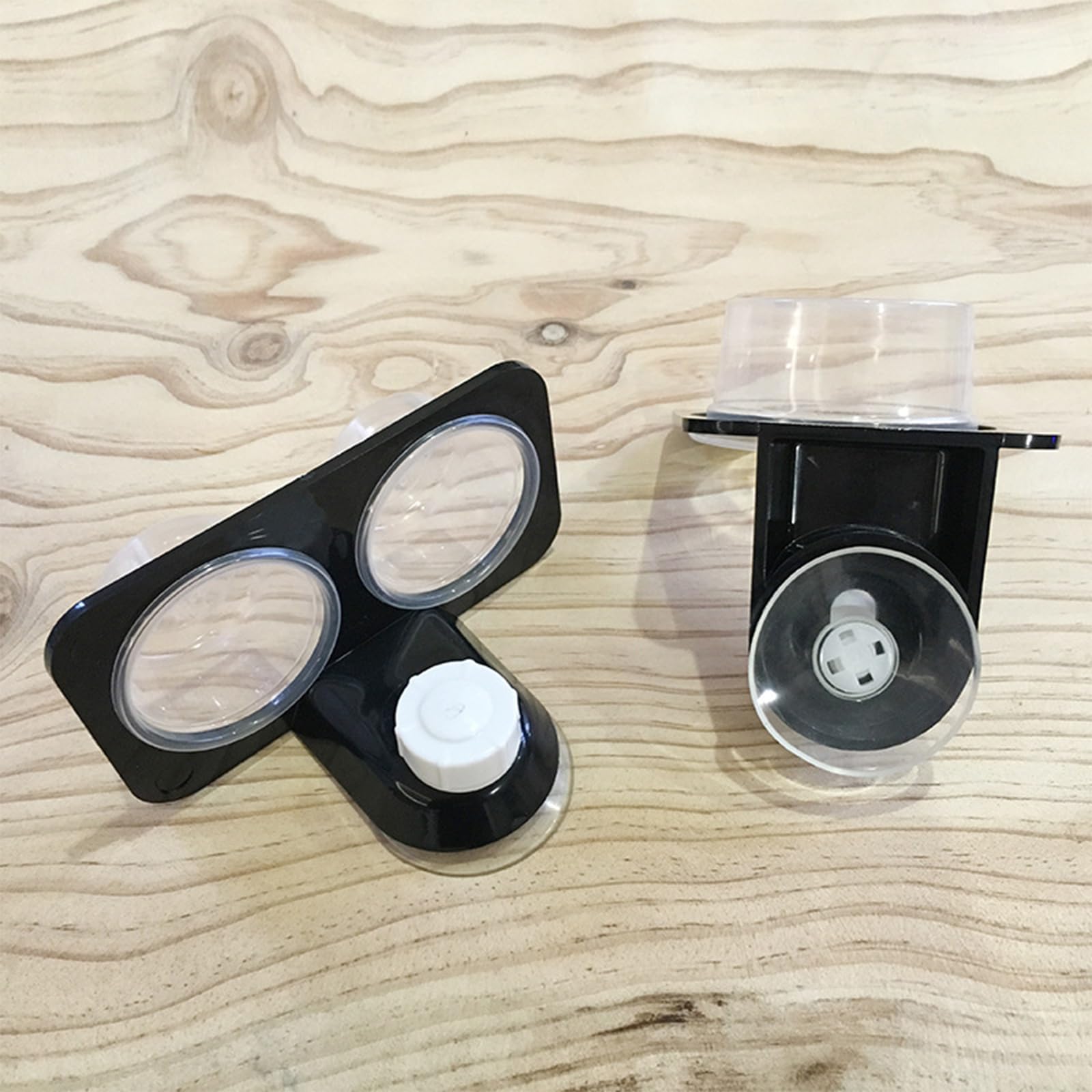 2 Pièces Bol Alimentation Gecko, Reptile Feeder Ventouse, avec 32 Tasses Interchangeables, Convient aux Petits Animaux de Compagnie comme Le Lézard, Le Gecko à Crête, Le Gecko Léopard (B)