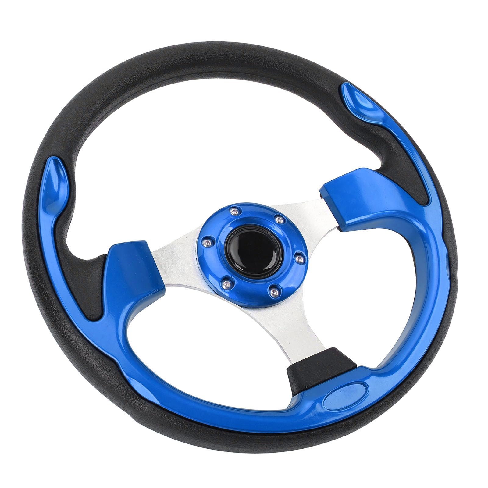 Keenso Kierownica Sportowa Uniwersalna, 33 Cm PU Aluminium, do Samochodu