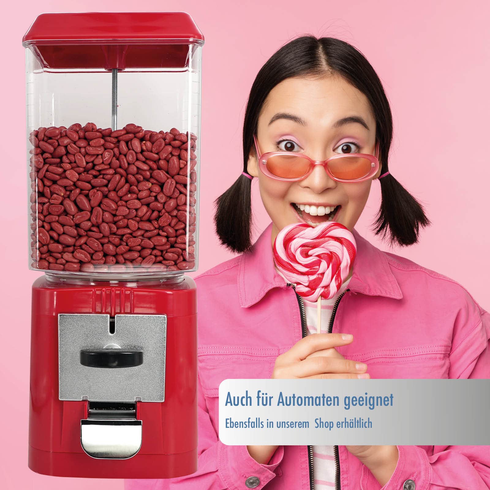 Gebrannte Erdnüsse im knackigen Drageemantel – Dragierte Erdnusskerne zum Knabbern & für Snackautomaten – Süß Knuspriger Erdnuss Snack in verschiedenen Größen (5 kg)
