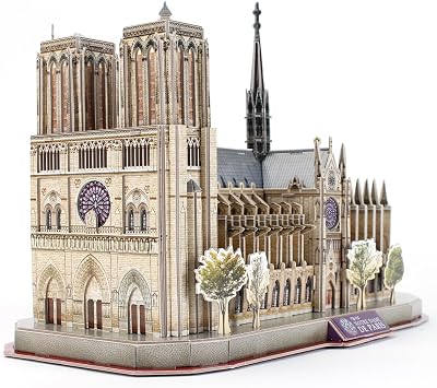 CubicFun 3D Puzzles for Kids Ages 8-10 - Notre Dame de Paris