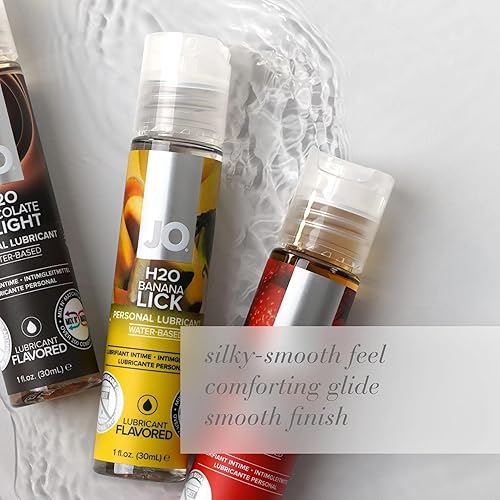 Miniatura 4 de System JO H2O - Colección de lubricantes saborizados de 1 onza – 5 sabores – Tropical Passion, Green Apple Delight, Banana Lick, Juicy Pineapple,