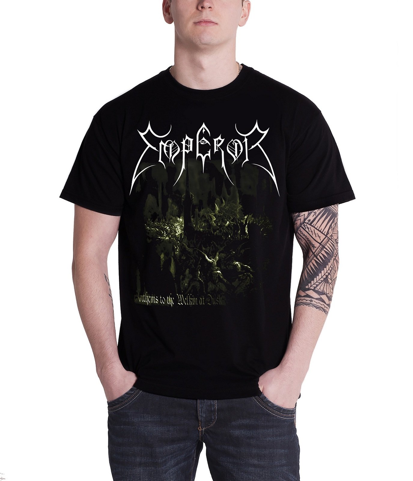Plastic Head Men's Emperor Anthems 2014 TSFB Crew Neck Short Sleeve T-Shirt, Black, Large