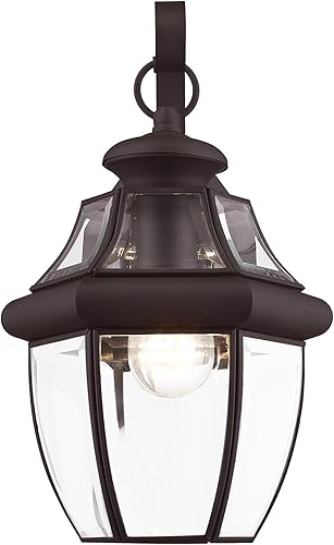 Miniatura 6 de Livex Lighting 2151-03 Iluminación para exteriores, 13 x 8.5 x 8.5 pulgadas, color blanco