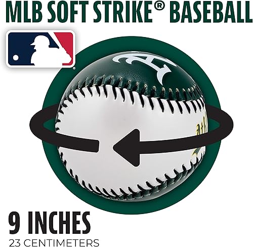 Vista 98 de Franklin Sports MLB Team Soft Baseballs - Team Logo - Fan Shop Toy Baseball for Kids - Decoration for Desks and Office