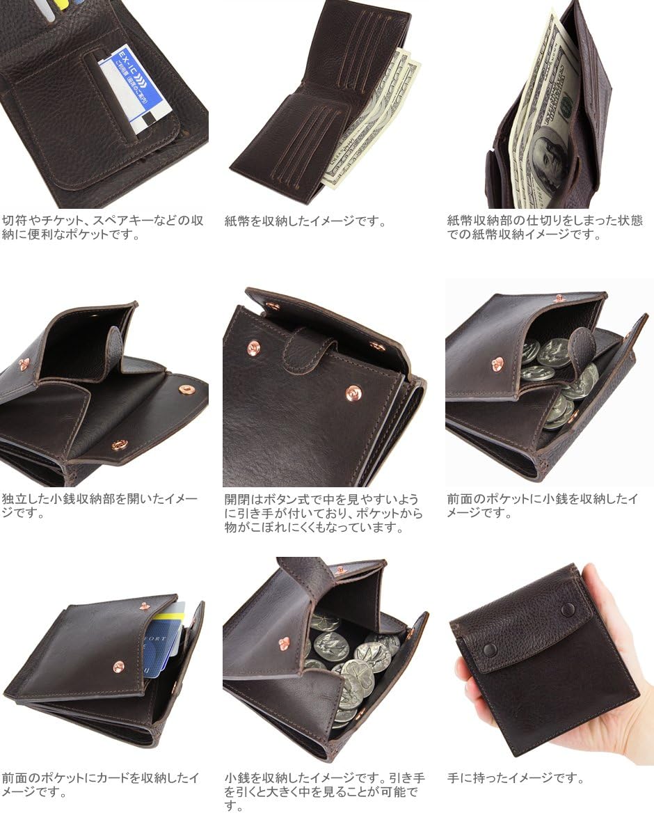 Amazon | [コルボ] 二つ折り財布 1LG-0701 Algoritmo the FLOW