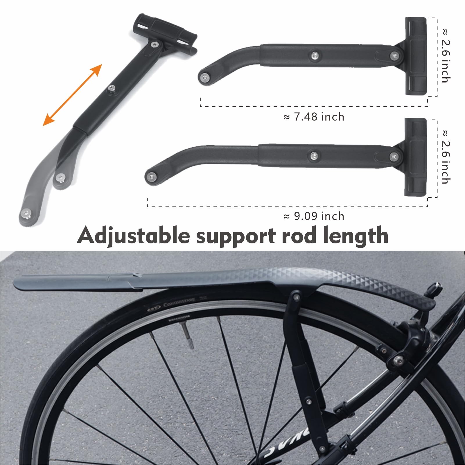 Snapklik.com : VUNDO Road Bike Fenders- Quick Release Lightweight Road ...