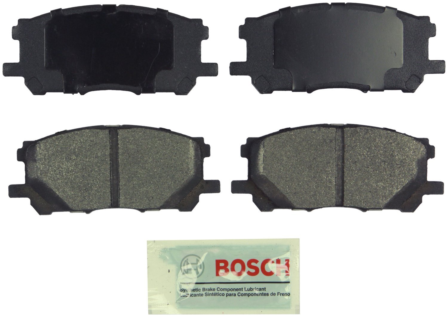 Bosch BE1324H Blue Disc Brake Pad Set with Hardware - FRONT — view 46