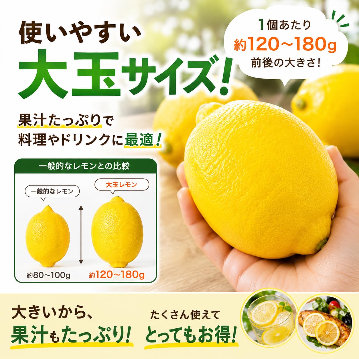 Amazon.co.jp: 【MSKSHOP】大玉 レモン れもん 大きい アメリカ チリ産