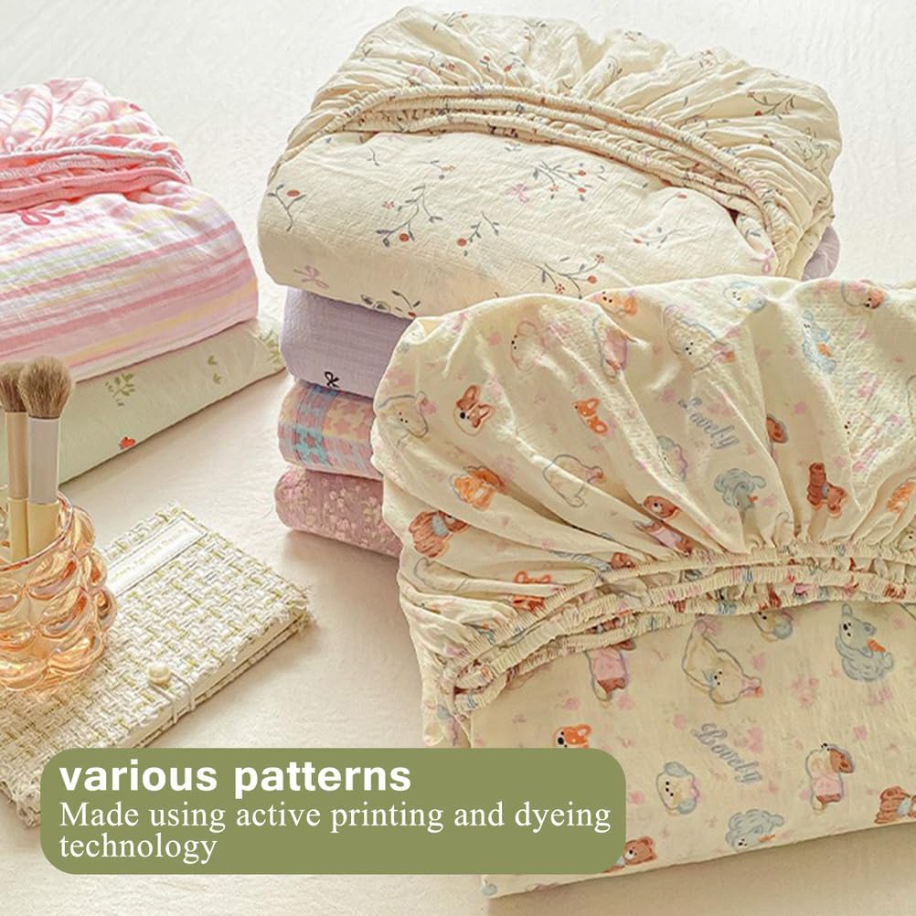 B,90 * 200cmTWIN,LDLCYCN Mattress Protector for Queen King Size Bed Cover with Elastic Band Full Wrap Mattress Cover with Deep Pocket 10In Noiseless Fitted Sheet for Home Bedroom Hotel