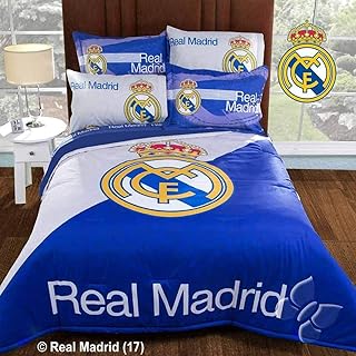 Real Madrid Bedding Twin Full Queen Comforter Blanket Spain Soccer