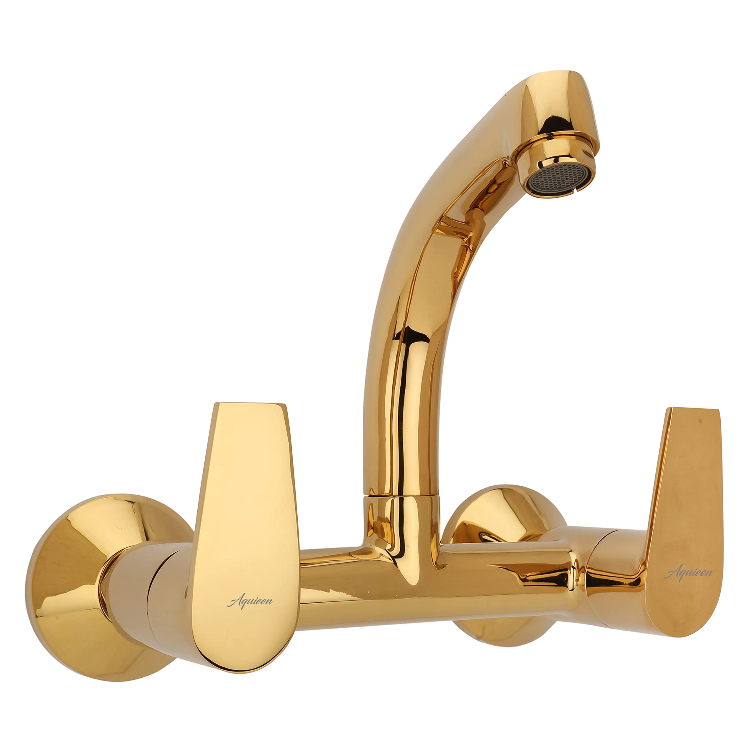 Aquieen Wall Mounted Kitchen Sink Mixer Entice PVD (Sink Mixer Gold) (B097S467JC) Amazon Price History, Amazon Price Tracker