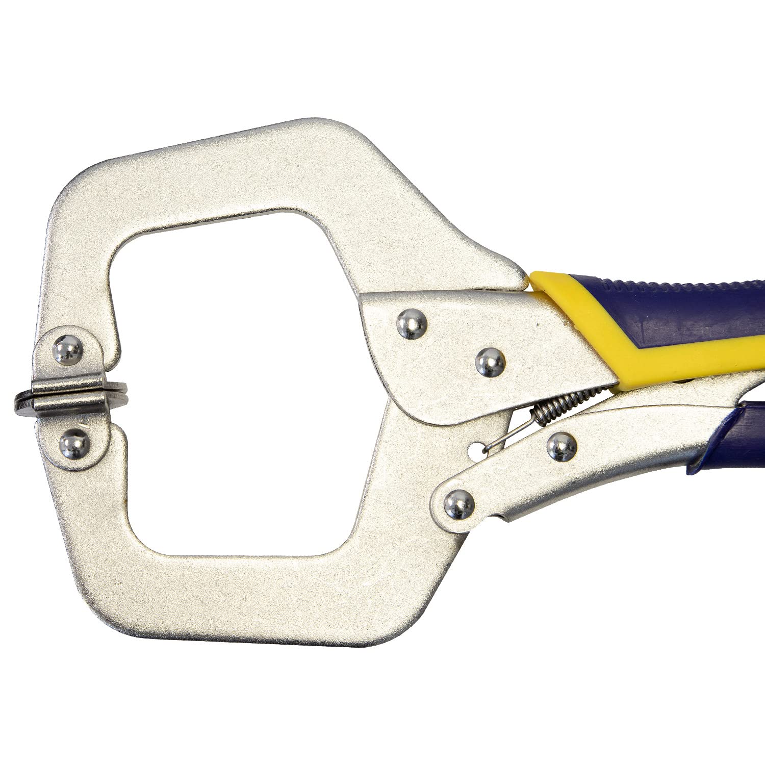 Arc-Zone - Abrazadera en C para soldadura de placa de alta resistencia con almohadillas giratorias, 11 pulgadas