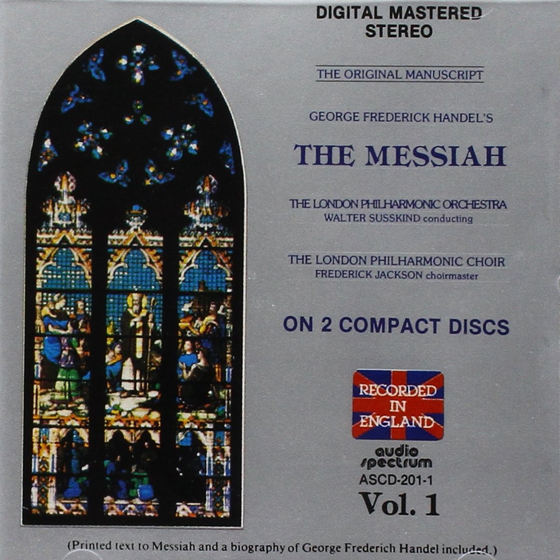 Messiah [Audio CD] Handel and Lpo