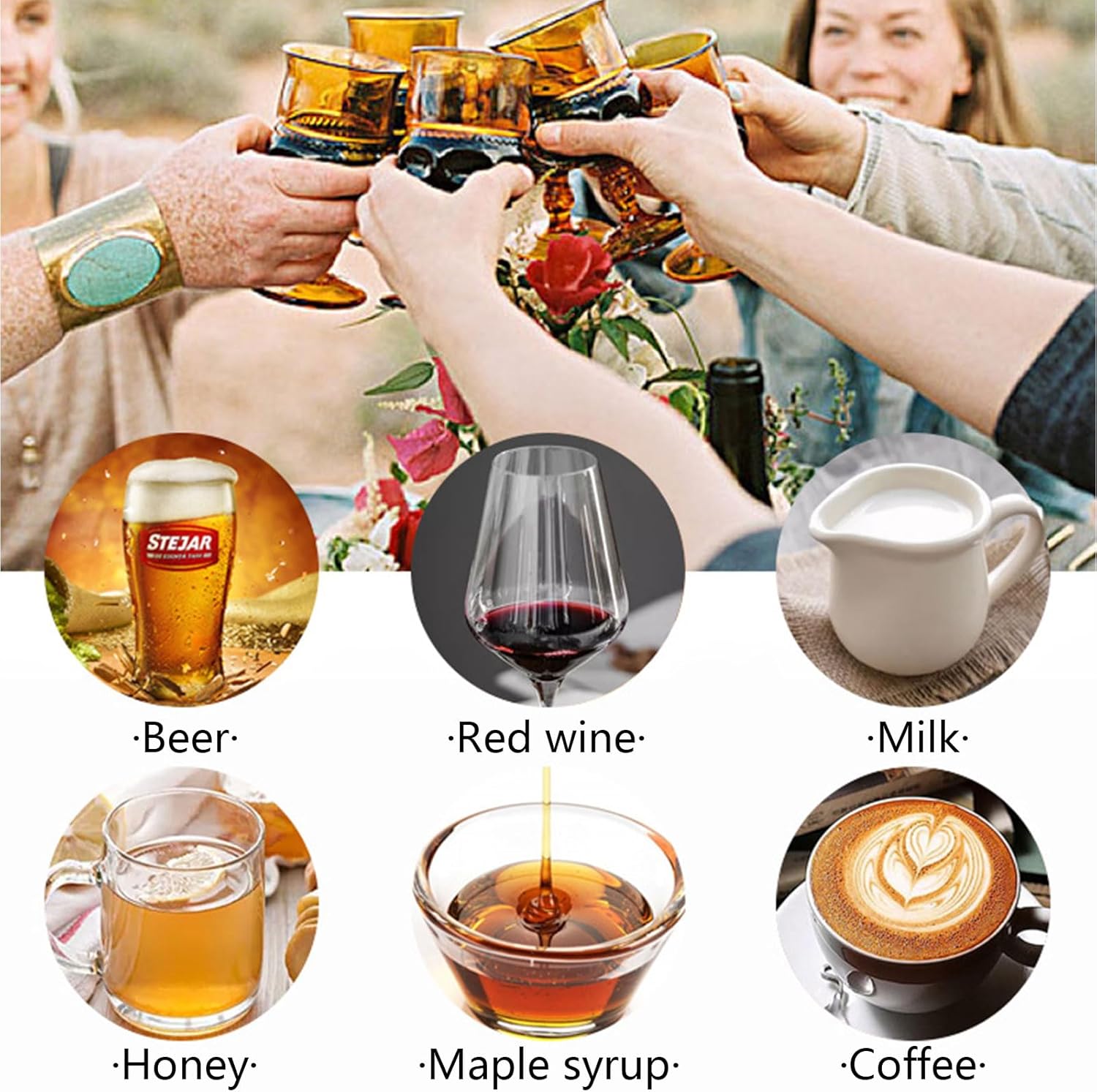 AIZYR Beer Dry Hopper Filter,400 Micron Filter Stainless Steel Strainer Hop Spider Beer Strainer for Homebrew Wine/Beer Brew Filter,12.9x12.9 inch