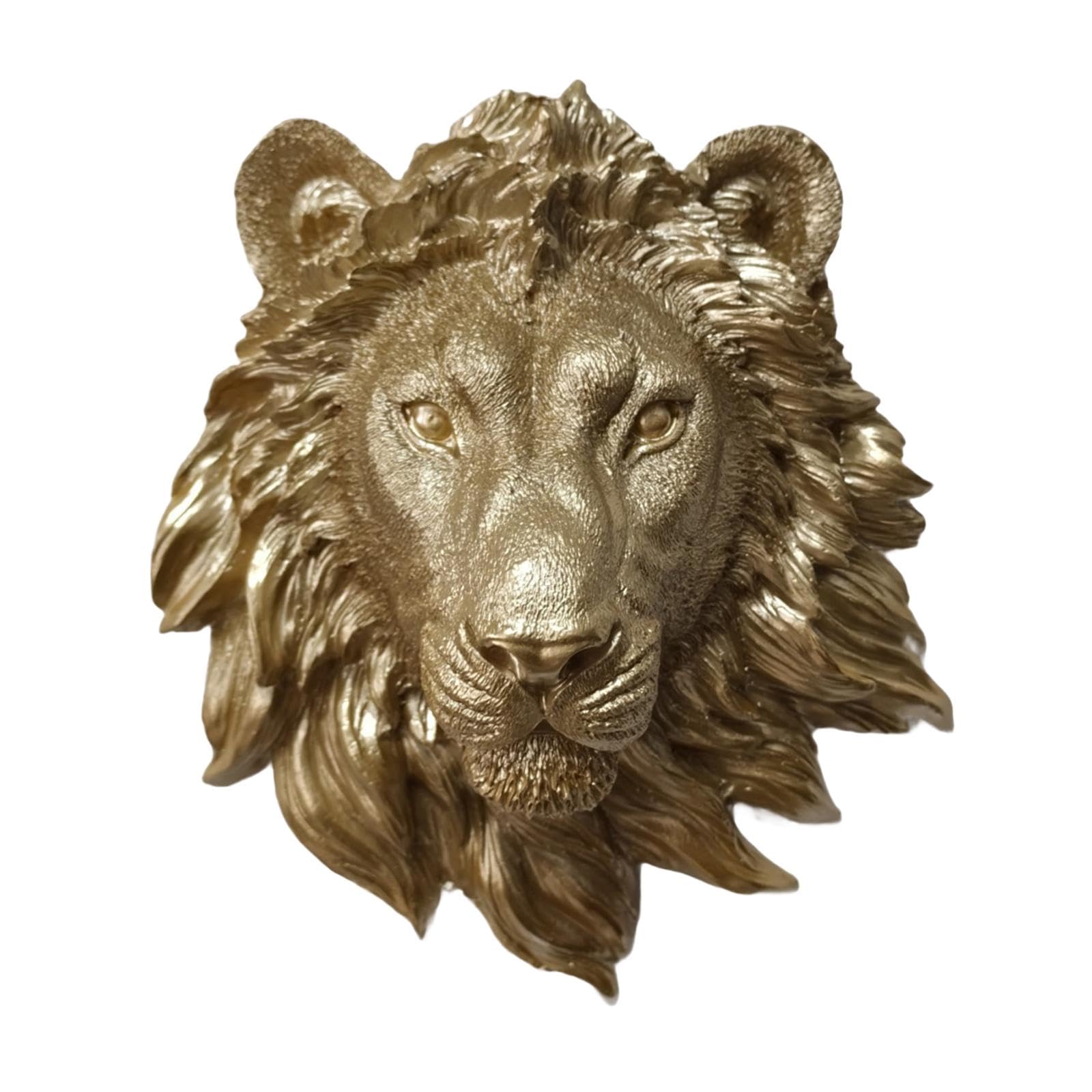 Décoration murale lion pour restaurant et salon sculpture de tête d'animal