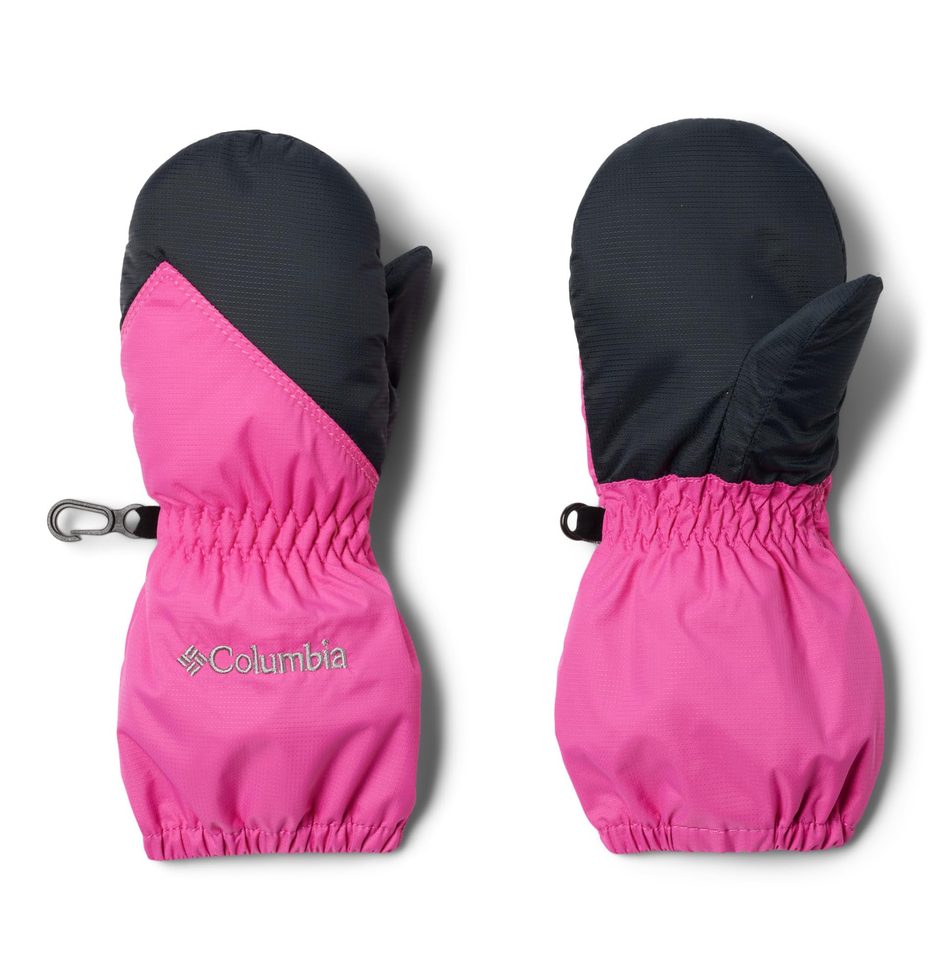 Columbia Youth Toddler Chippewa 2 Long Mitten, Cold Weather Gloves, Pink Ice/Black, One Size