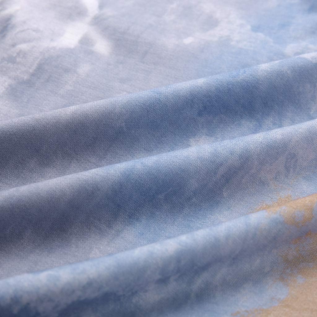 TSMNZMU Women's Pajama Sets Tie Dye Casual 2Pcs Sleepwear Long Sleeve Pullover Tops Long Pants Pockets Joggers - Image 6