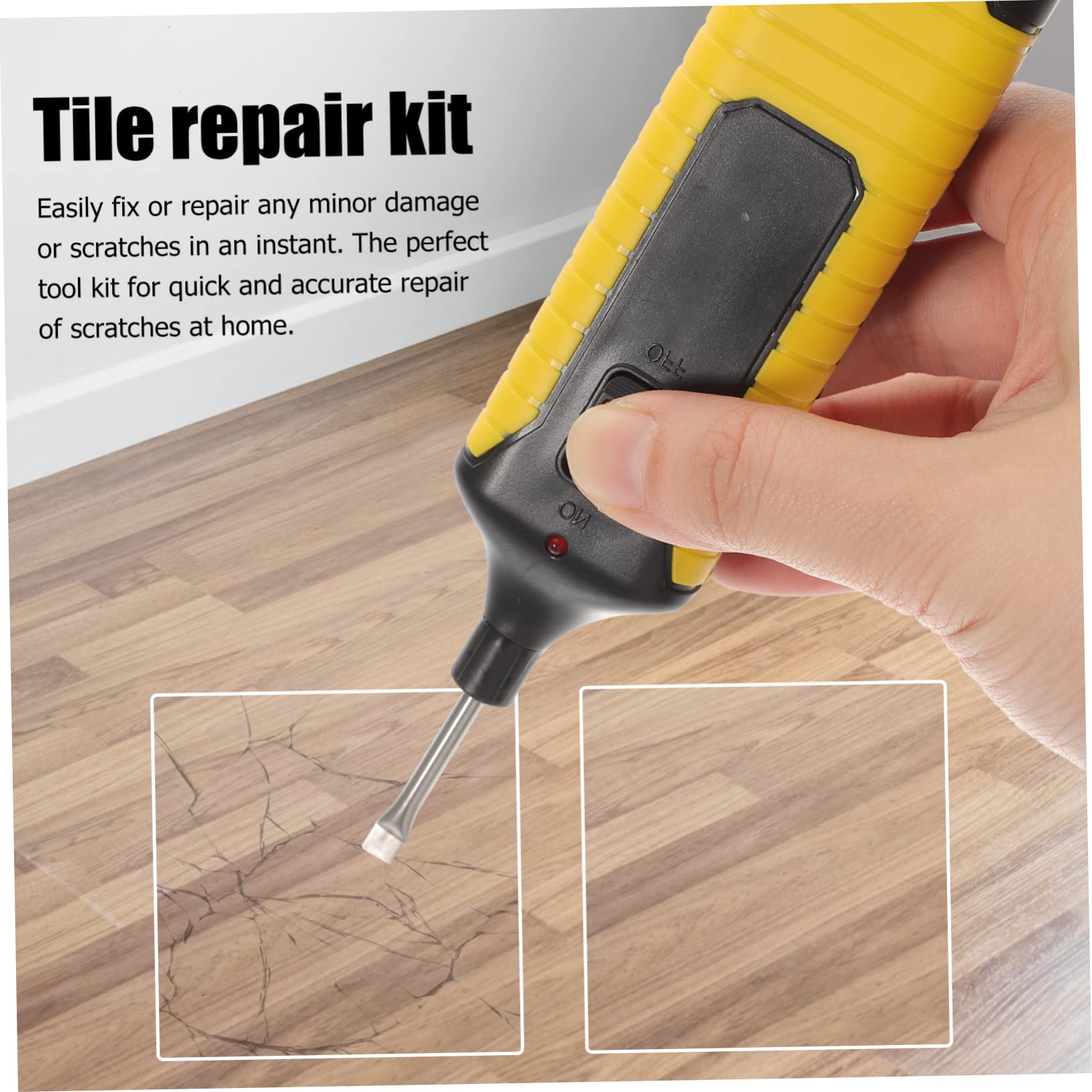 Blocchi di Cera 11 Colori Kit di Riparazione Riscaldamento Rapido per Pavimenti in Legno e Laminato per Graffi e Aree Danneggiate in Casa