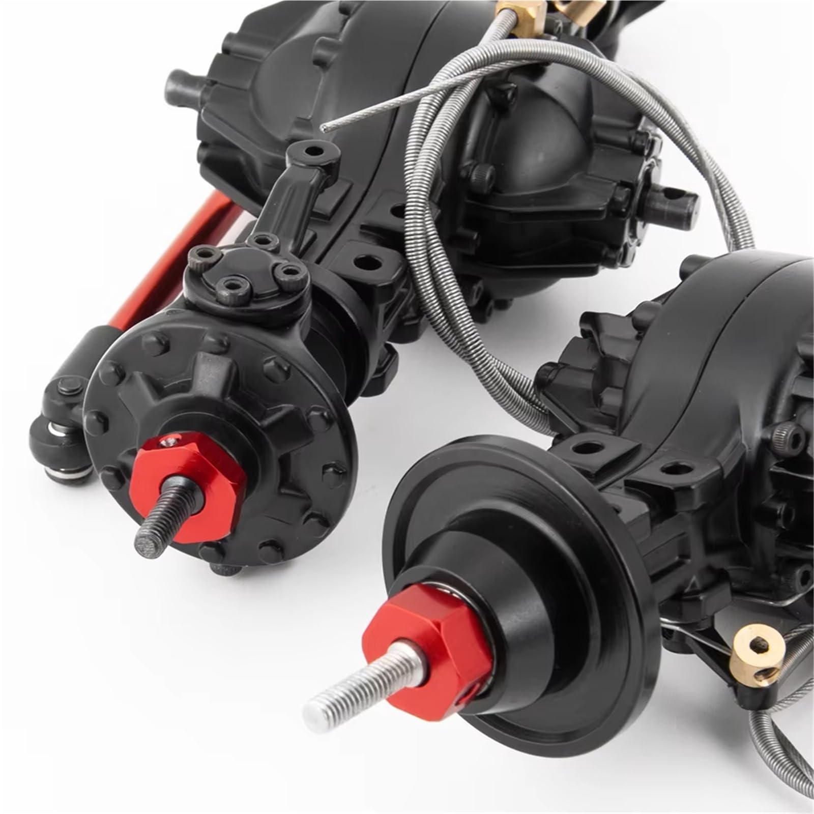 RC-Autoteile Zubehör Für Tamiya 1/14 Metall Vorderachse Hinterachse Medium Differential Achse Eingebautes Getriebe RC Anhänger Traktor Abschleppwagen Teile RC Auto Zubehör