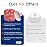 Qopoto Body Powder Puff and Container for Dusting Powder, Women Powder Puff and Powder Case for Bath and Travel (Red Rose)