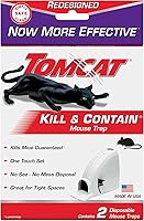 Vista 1 de Trampa para ratones Tomcat Kill & Contain, nunca vuelvas a ver un roedor muerto, 2 trampas