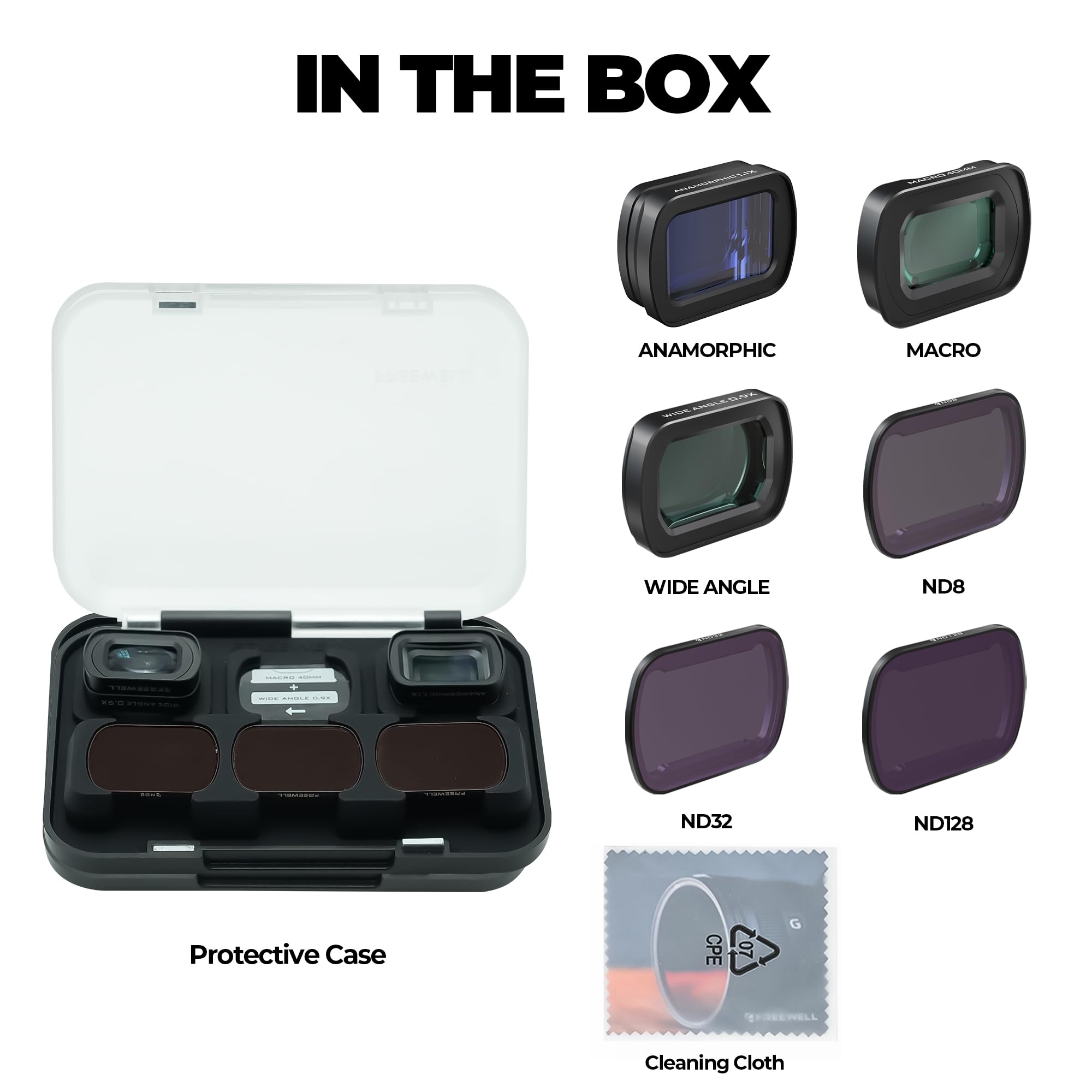 Amazon | Freewell DJI Osmo Pocket 4 & Pocket 3用 レンズ＆ND