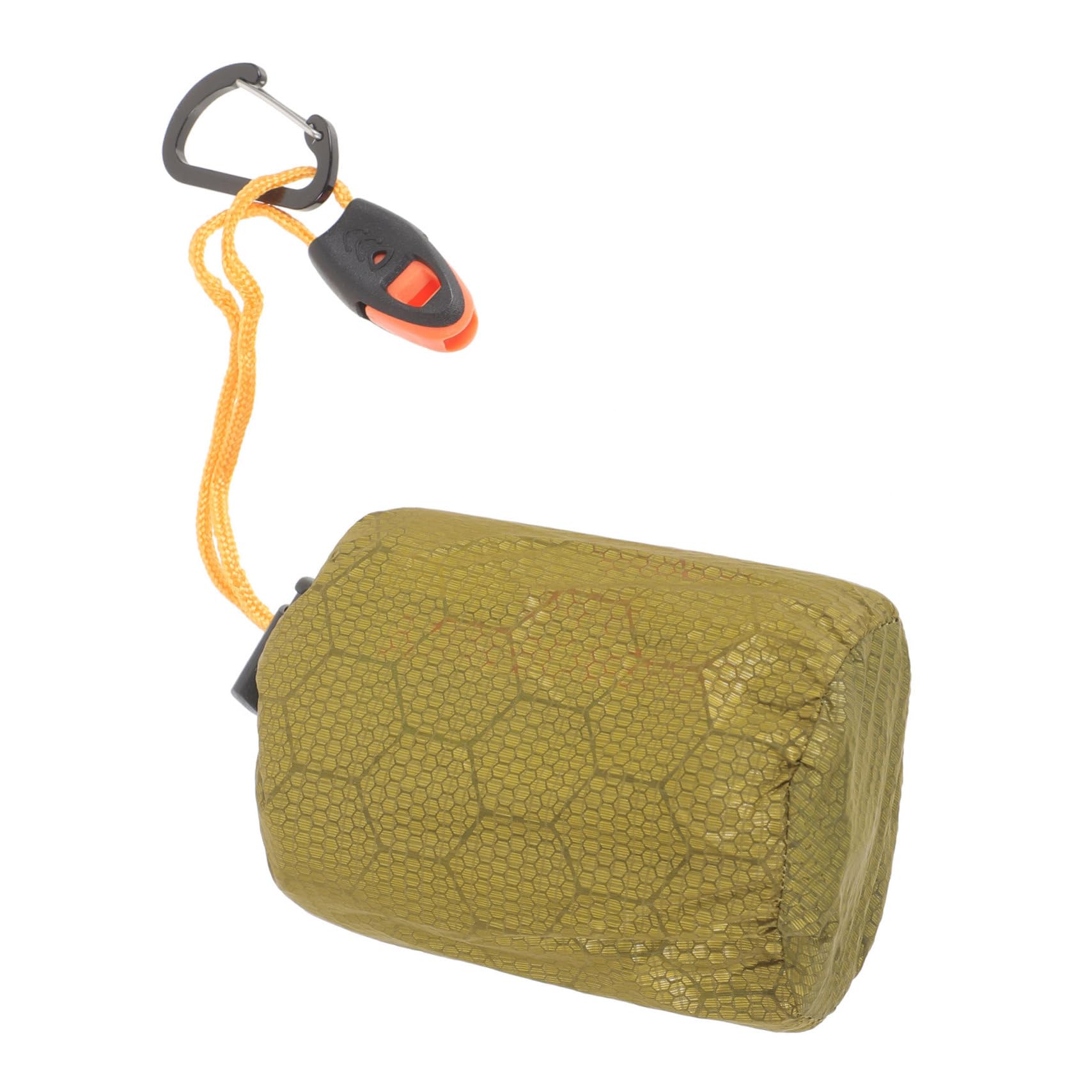 ifundom Notfall Schlafsack Aluminiumfolie Tragbar und Winddicht für Outdoor Aktivitäten Wie Camping Trekking und Erste Aufbewahrungstasche und Pfeife