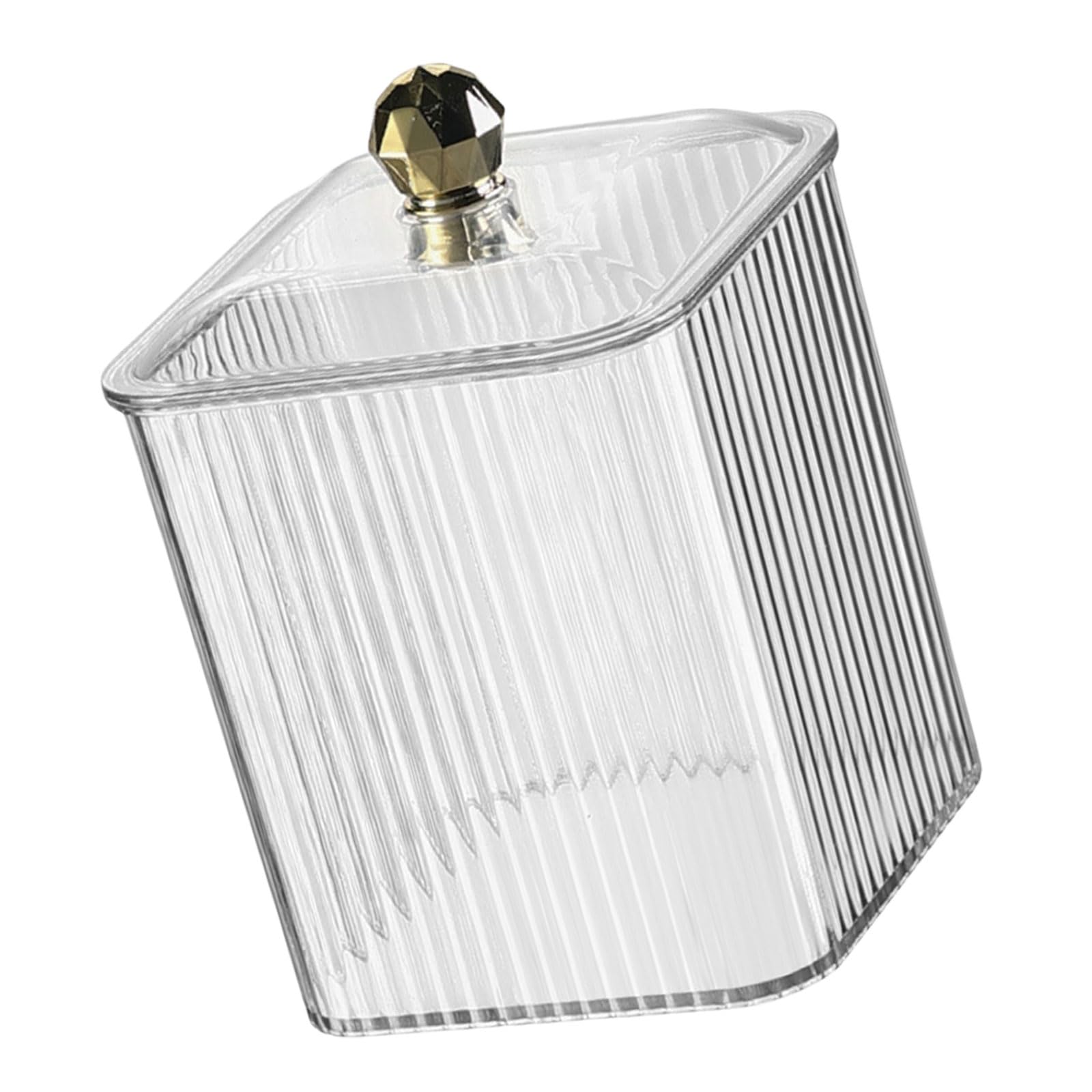 Tsophreniq Portable Sturdy Cotton Pad Holder Stylish Home Accessory Portable for Efficient Cosmetic Storage and Organization Cosmetic Cotton Container