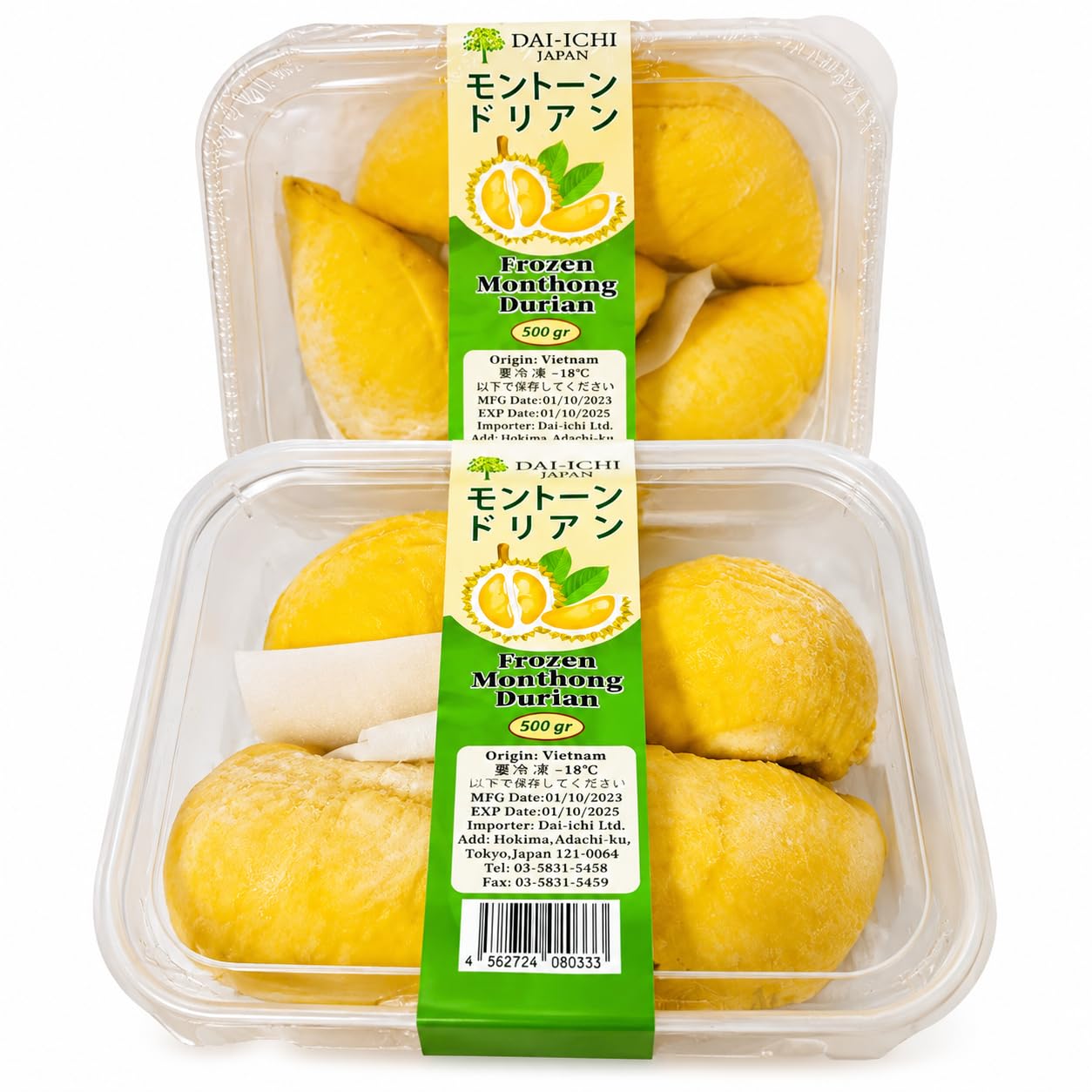 冷凍ドリアン Monthong 500g×10Pセット Amazon.co.jp: 冷凍ドリアン モントン種 濃厚味わい 種が小さい