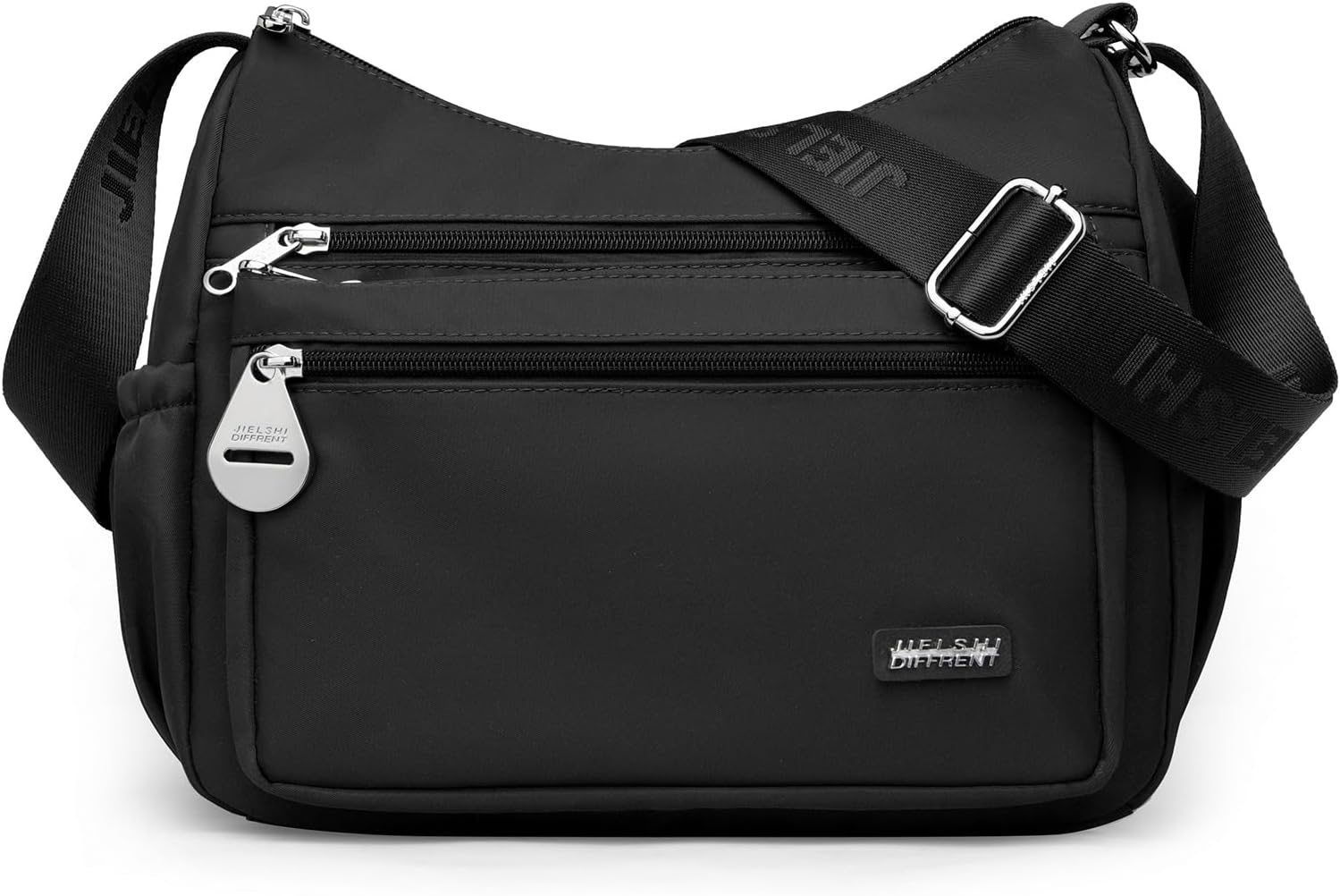 Women Shoulder Handbag Roomy Multiple Satchel Pockets Bag Ladies Crossbody Purse Fashion with Wide Adjustable Strap