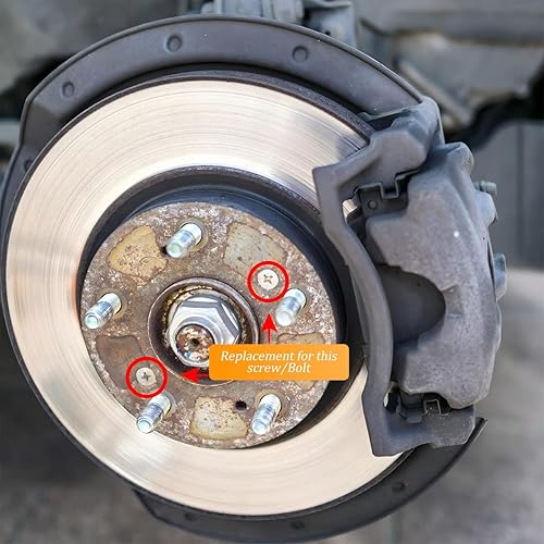 Miniatura 6 de Tornillos de rotor de disco de freno de automóvil tornillo de acero inoxidable 93600-06014-0H tornillos de retención para parte delantera y trasera