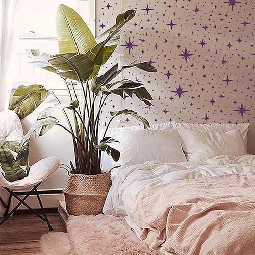 Miniatura 3 de Plantilla grande de estrellas centelleantes (12 x 16 pulgadas), plantilla de estrellas reutilizables para pintar en pared, madera, lienzo, azulejos,