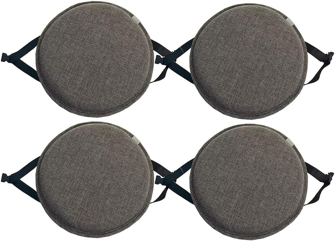 Cojín redondo para taburete alto ideal para desayunos en barras de cocina modernas pack de 4