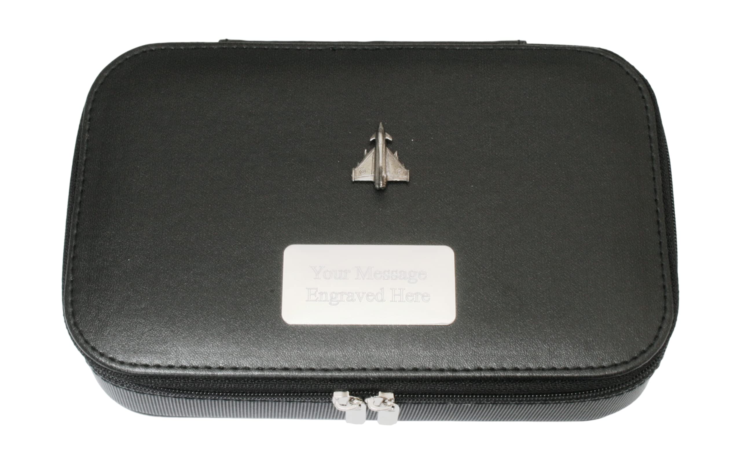 Gamekeepers Cottage gifts Eurofighter Travel Jewellery Box Watch Or Cuflinks Case FREE ENGRAVING 120