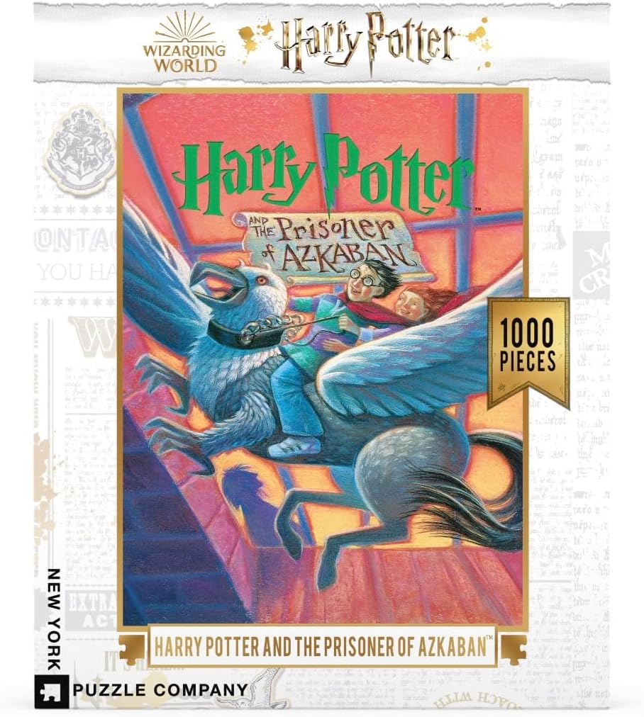 New York Puzzle Company - Harry Potter Prisoner of Azkaban - 1000 Piece Jigsaw Puzzle for Adults by Mary GrandPré