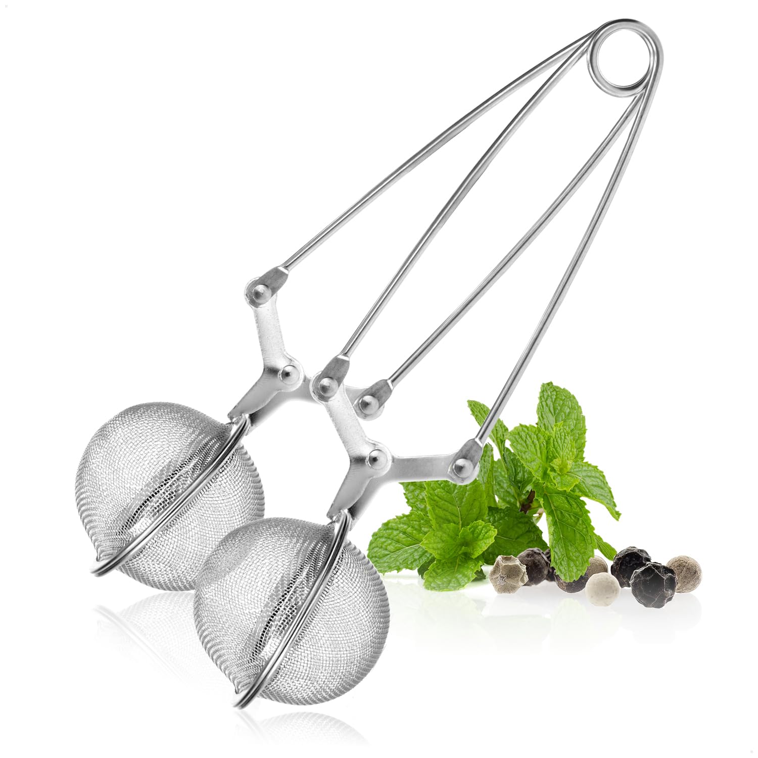 Infusore Per Il Tè Originale, Sfera Rotante In Acciaio Inox Manico Ergonomico 90679312 - Foto 4