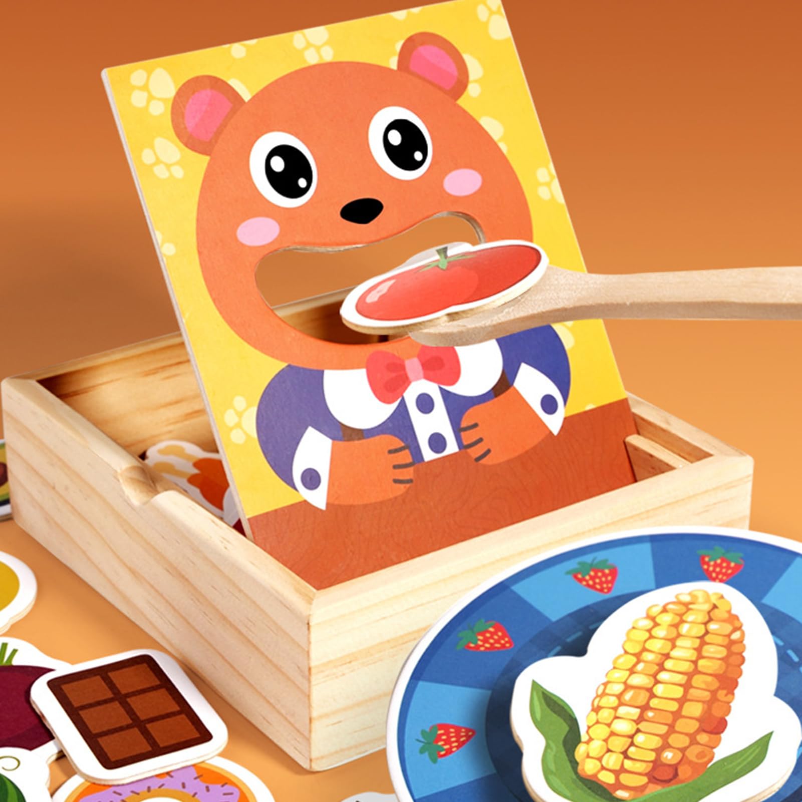 Amazon.co.jp: キッズフィーディングトイ - 子供向けクマのフード 
