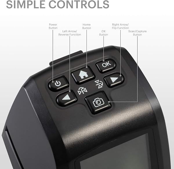 KODAK Mini Digital Film & Slide Scanner – Converts 35mm, 126, 110, Super 8 & 8mm Film Negatives & Slides to 22 Megapixel JPEG Images – Includes - 2.4 LCD Screen – Easy Load Film Adapters - 3