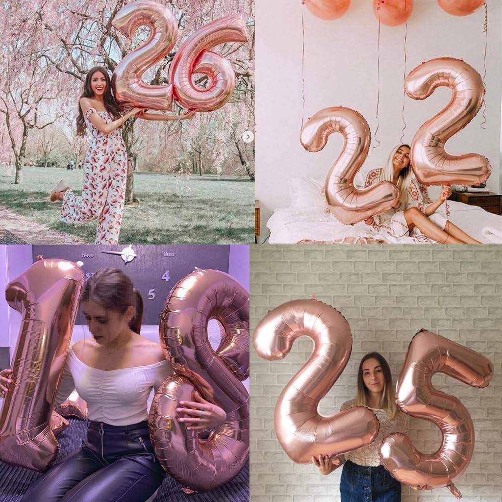 Palloncini 17 Anni Compleanno Ragazza – Kit Decorazione Completo Oro Rosa E Nero: Numeri Giganti, Ghirlanda, Coriandoli E Cake Topper Per Una Festa Da Urlo!