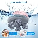 Olipiter Portable Dog Cat Massager, Electric Pet Massager with 4 Massage Heads, Scratching Post for Head and Back, Relieve Muscle Stiffness gallery image