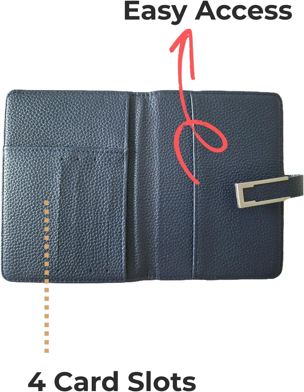 Moroa market Passport Holder for Travel – RFID Blocking Wallet, Slim Travel Essentials Organizer with Magnetic Strap, Boarding Pass Pocket & Easy-Access Slots, Cruise Accessories Gift for Men & Women