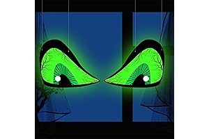 CCINEE Glow-in-the-Dark Halloween Window Eyes