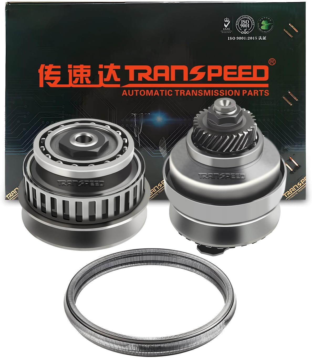 TRANSPEED JF015E RE0F11A CVT Auto Transmission Pulley Set Sprocket with Belt Chain 30 Teeth 901068 901072 Rebuild Kit Compatible with Nissan Sentra Sunny Suzuki Mitsubishi Chevrolet GMC AM
