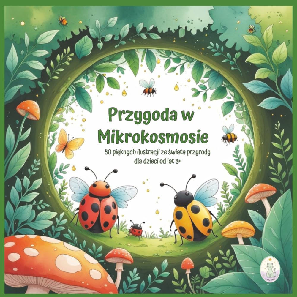 Przygoda w mikrokosmosie: 50 pięknych ilustracji świata przyrody dla dzieci od lat 3.